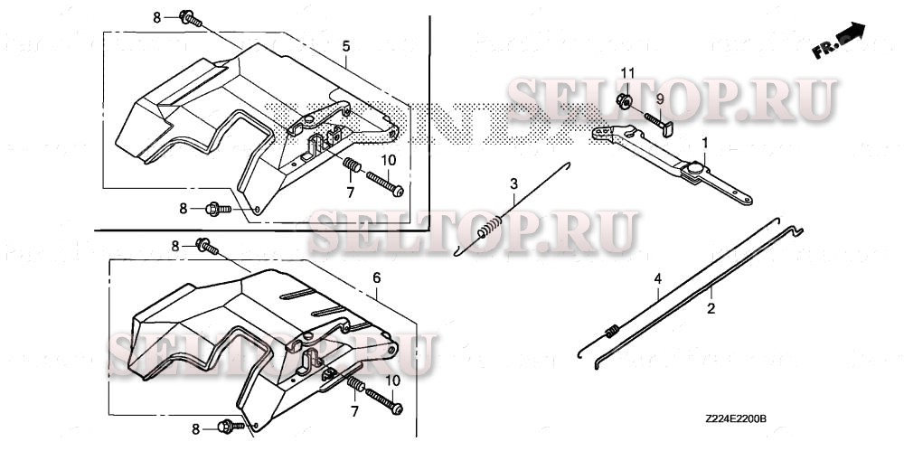 Управление для Honda EB6500X AT