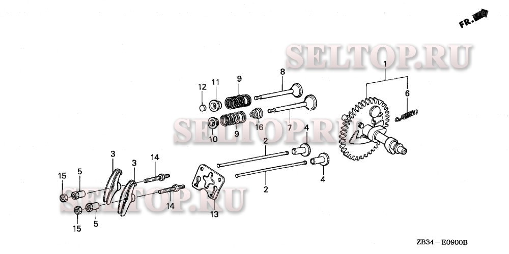 Распредвал для Honda EM1800X A