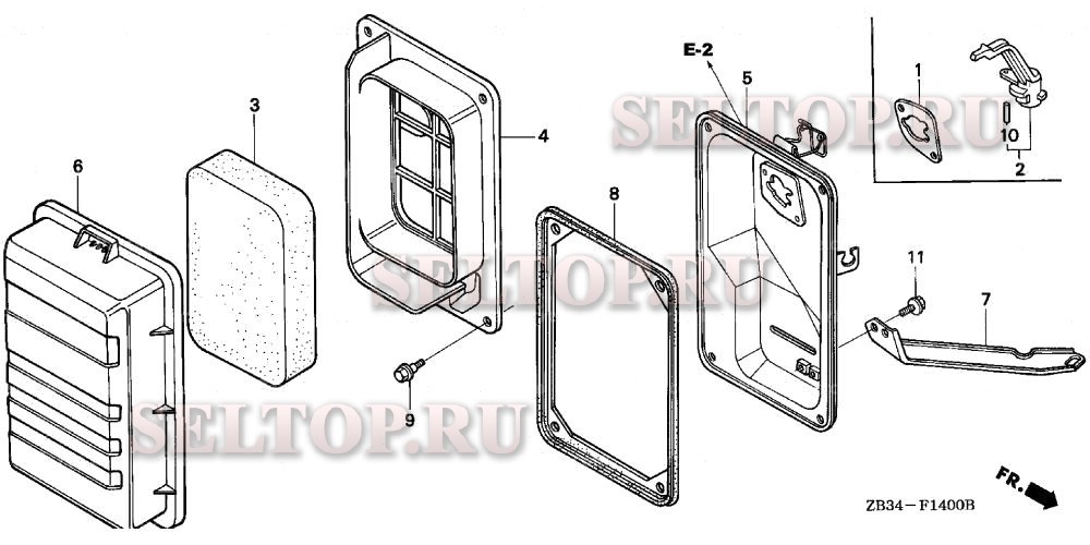 Воздушный фильтр для Honda EM1800XK1 A/D