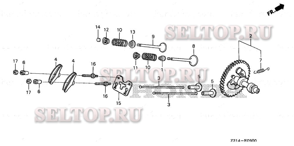 Распредвал для Honda EM5000SXK2 AC
