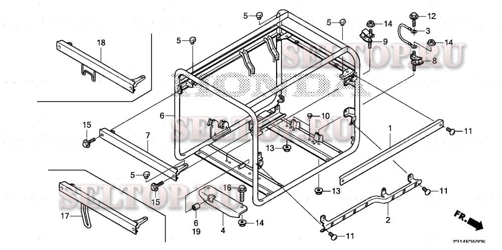 Рама для Honda EM6500SXK1 AC