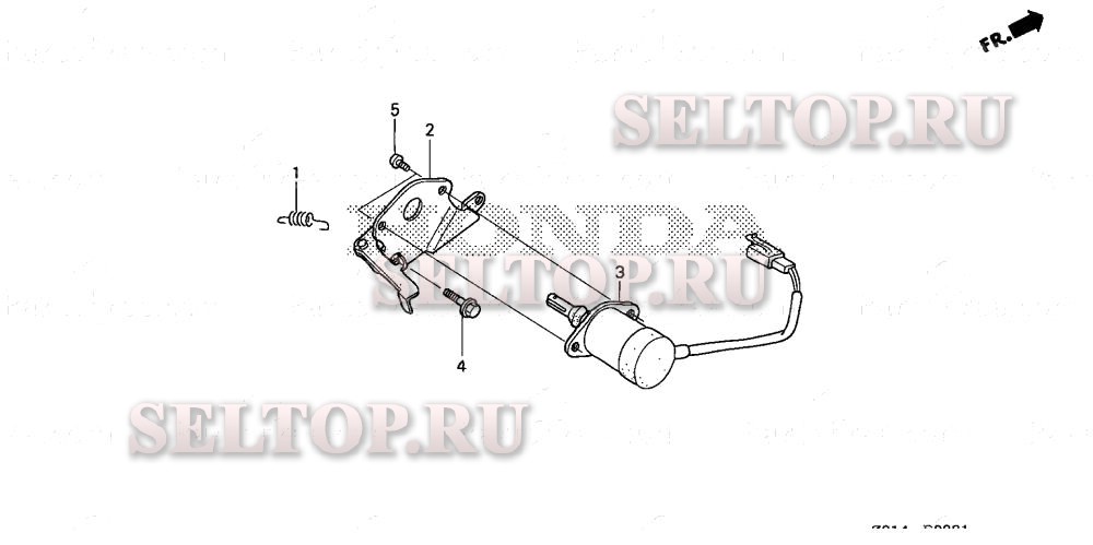 Автоматический дроссель (em5000sxk2, em6500sxk1) для Honda EM6500SXK1 AH