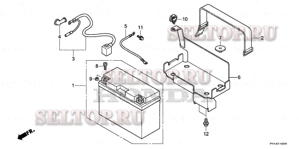 Аккумулятор для Honda EM6500SXK2 AT