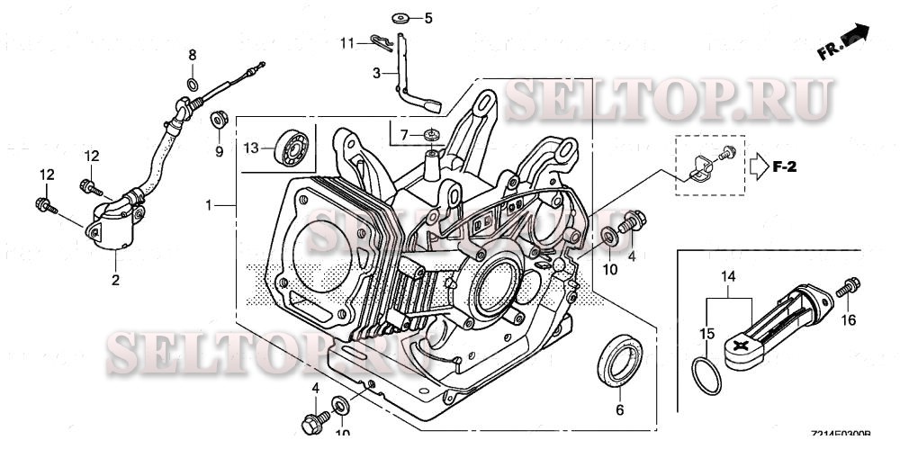 Цилиндр для Honda EM6500SXK2 AT