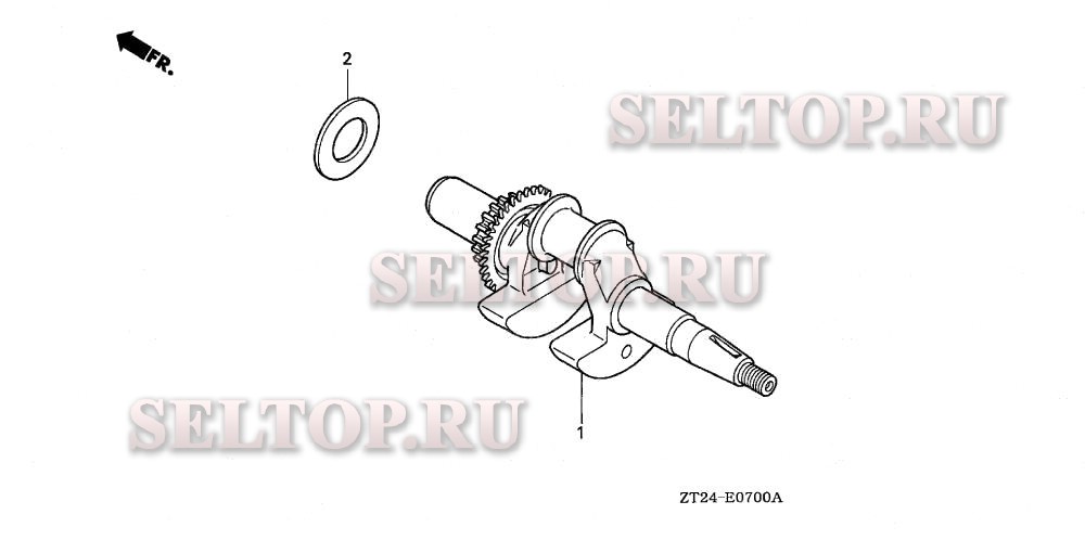 Коленвал для Honda EN2000 A