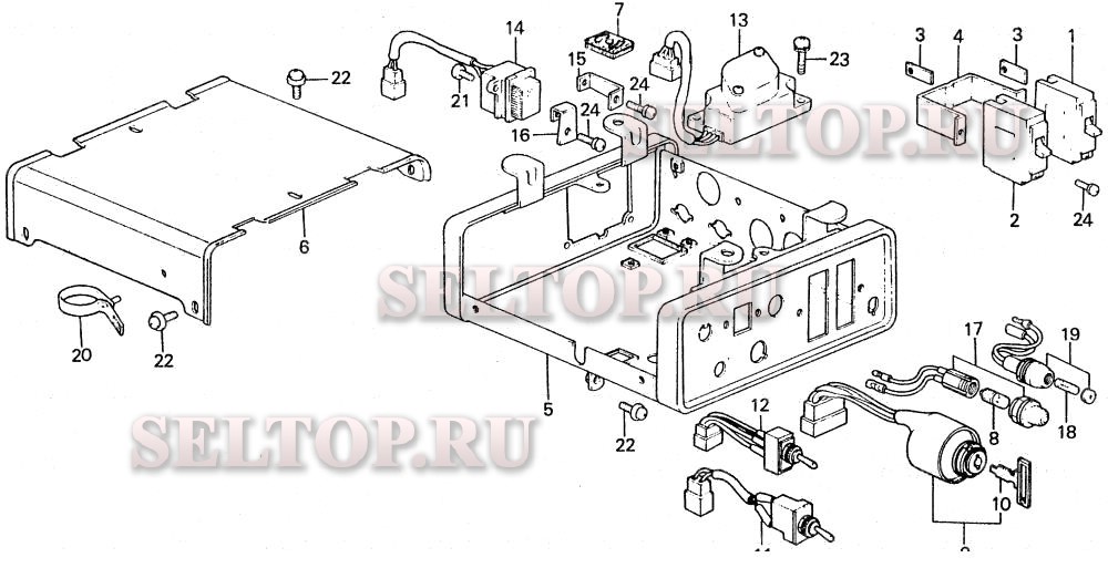 Es4500 автоматический выключатель, блок управления k0-k1 для Honda ES4500K1 A