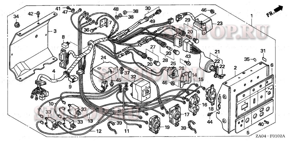 Блок управления (3) для Honda ES6500K2 A