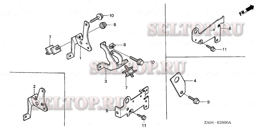 Опора двигателя для Honda ES6500K2 A