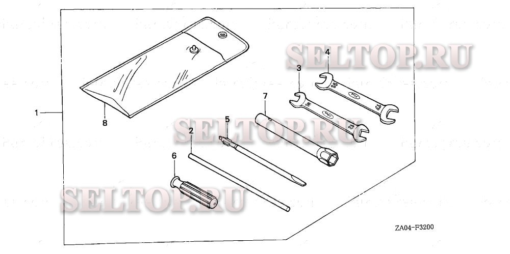Инструмент для Honda ES6500K2 A