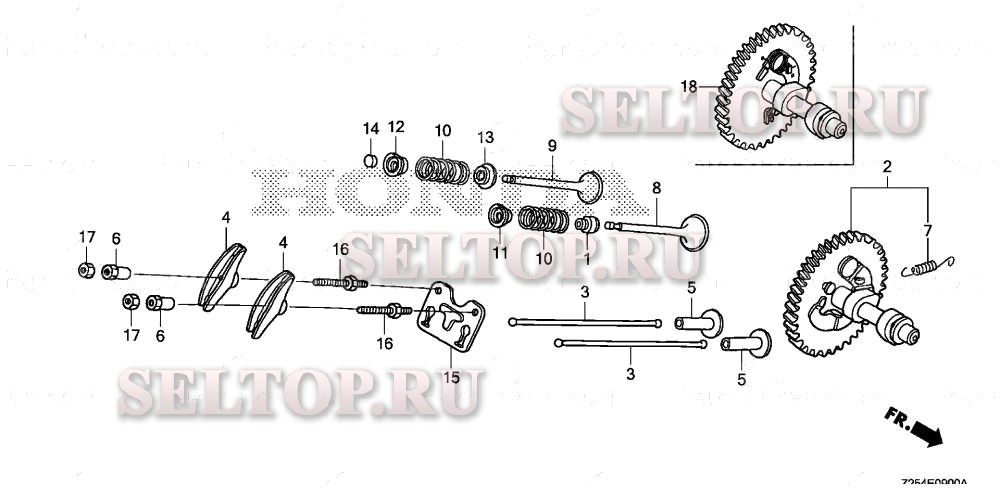 Распредвал для Honda EU6500IS AN