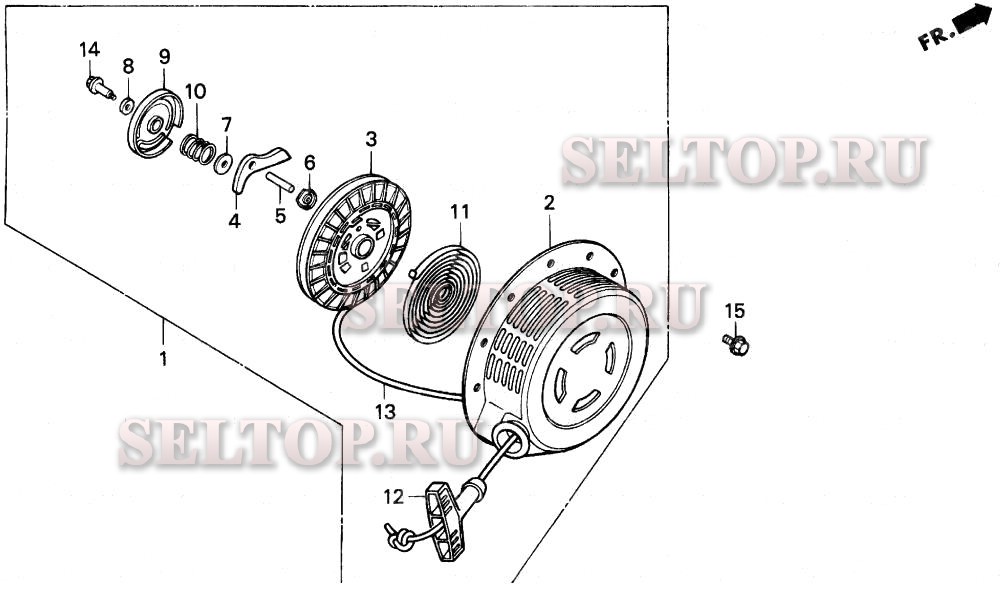 Ew171 ручной стартер для Honda EW171 AR