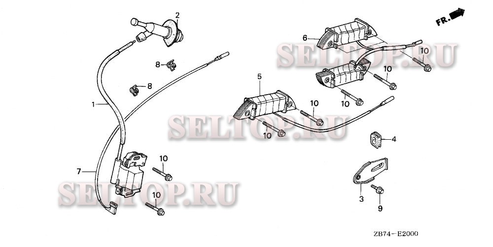 Катушка зажигания для Honda EX3300S A
