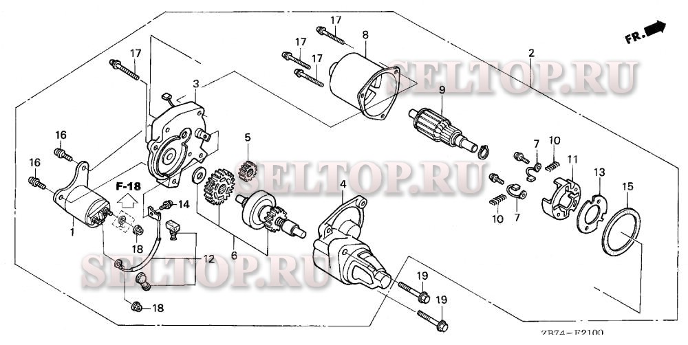 Стартер для Honda EX3300S A