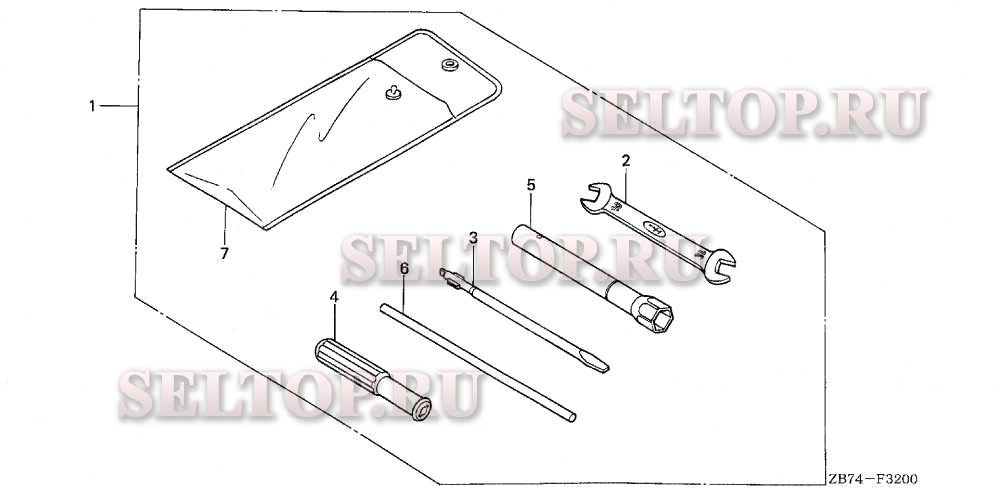 Инструмент для Honda EX3300S A