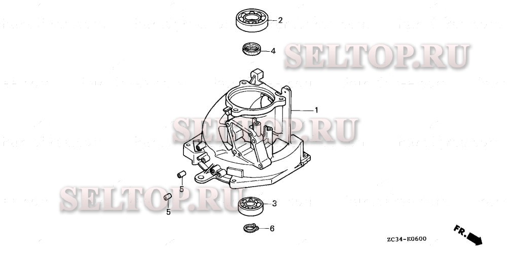 Картер для Honda EX350 A/A