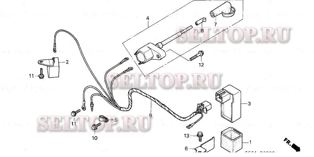 Катушка зажигания для Honda EX350 A/A