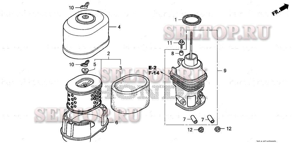 Воздушный фильтр для Honda EZ5000 A/A