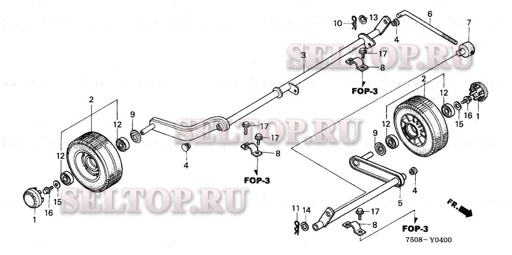 Колеса, крепление колес (cd3813) для Honda CD3813 A