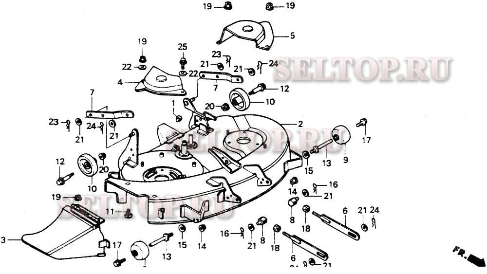 Ht-r3811корпус режущей части (ножей) для Honda HT-R3811 SA