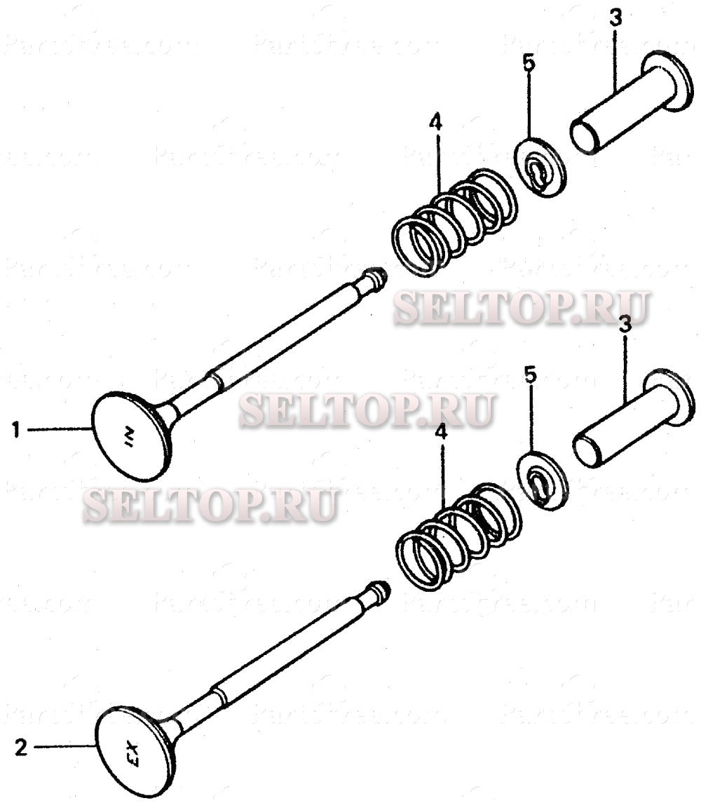 Клапана, пружина клапана для Honda HR21 PXA