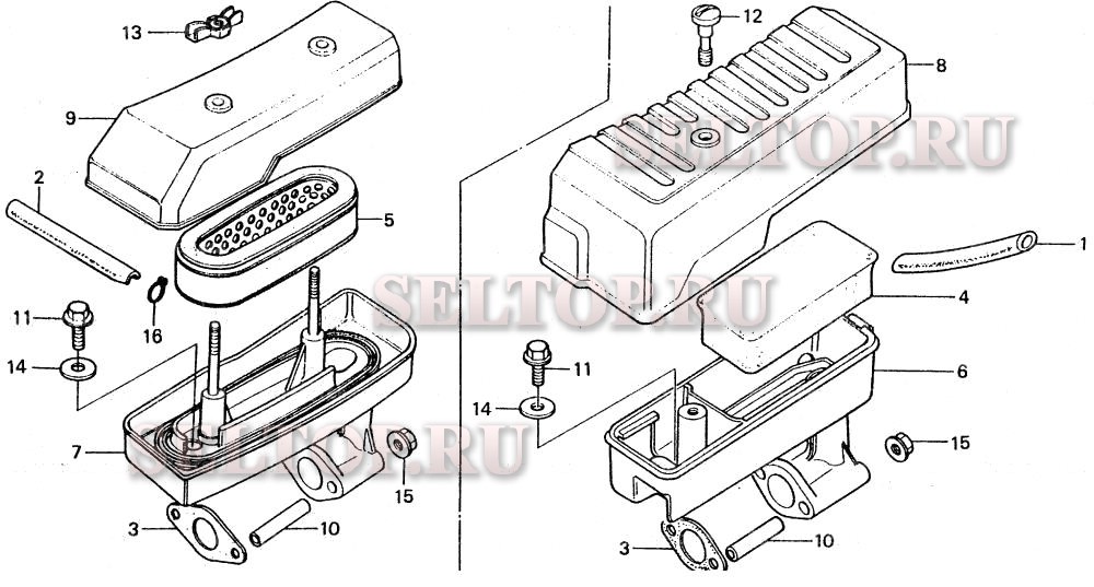 Воздушный фильтр для Honda HR21 SXA