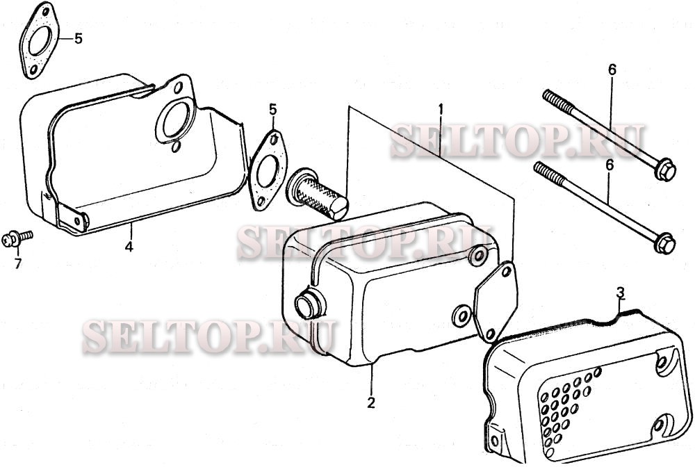 21-5s глушитель для Honda HR21-5 SDA