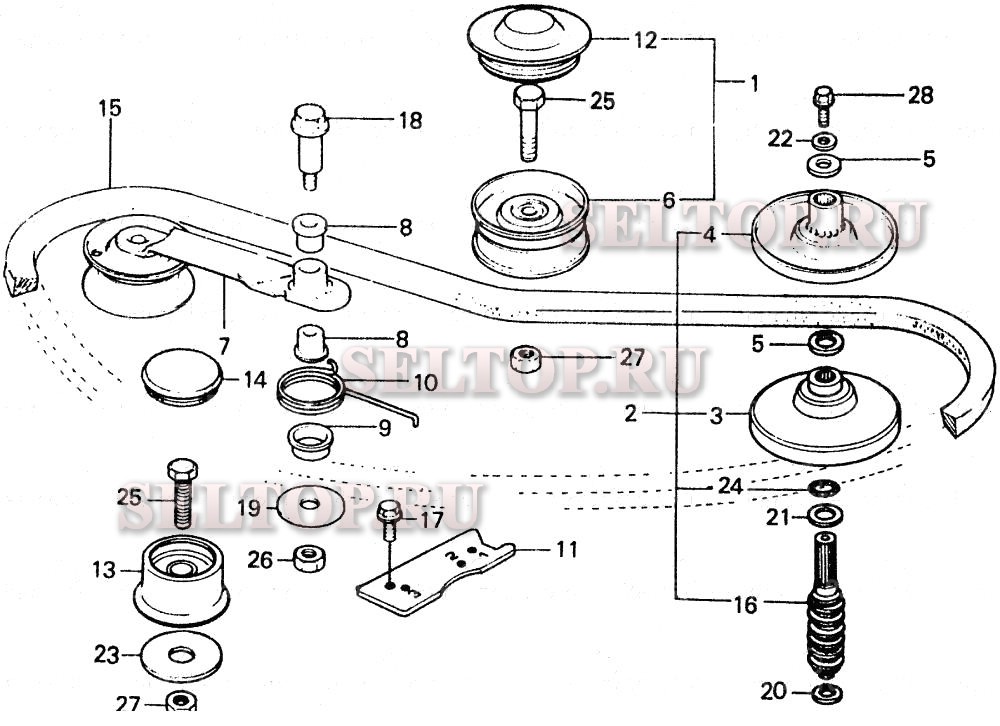 21-5s рычаг натяжителя, v-образный ремень для Honda HR21-5 SDA