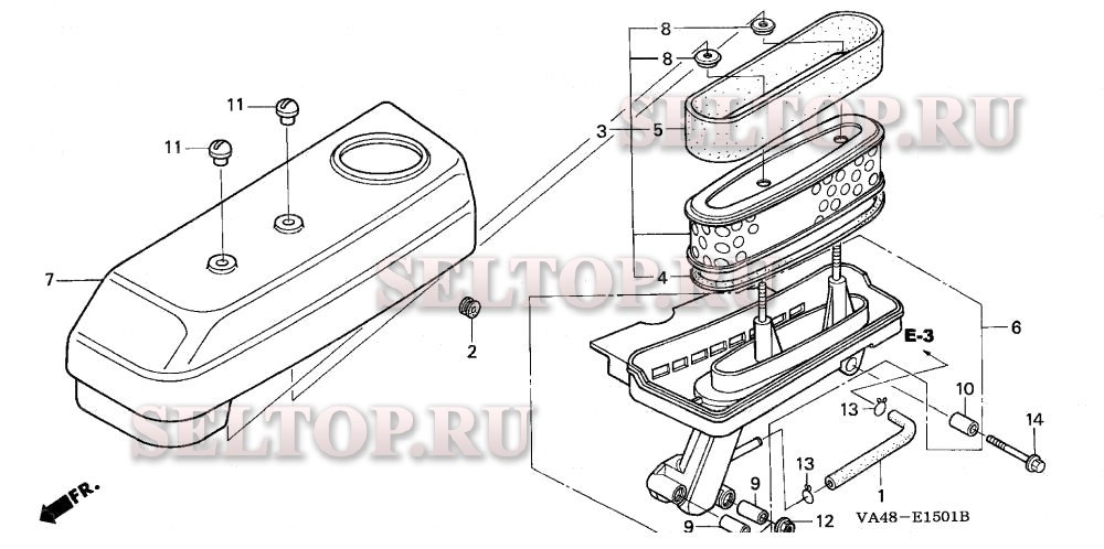 Воздушный фильтр (hrc216) для Honda HRC216 HXA