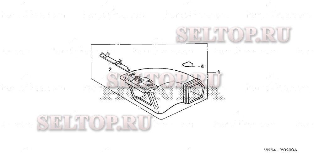 Боковая выгрузка для Honda HRC216K3 HXA