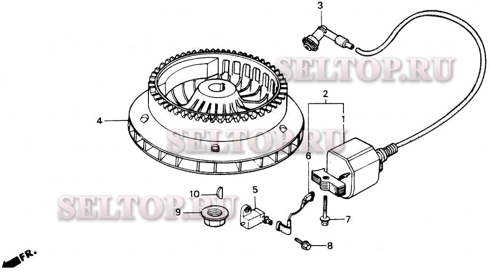 Маховик для Honda HRM21 PVA
