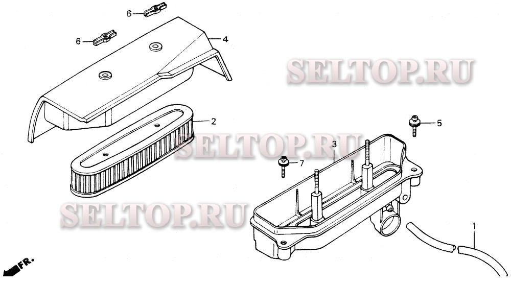 Воздушный фильтр для Honda HRM21 SVA