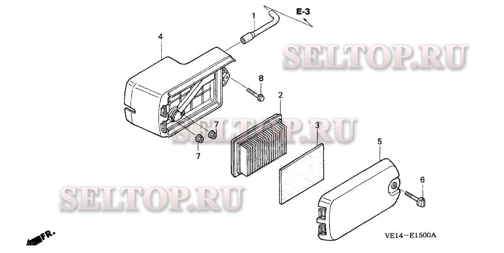 Воздушный фильтр для Honda HRM215 SXA