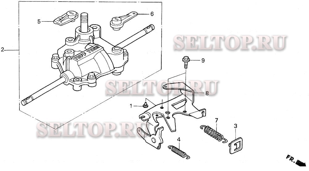Редуктор (sda, sxa) для Honda HRM215 SXA