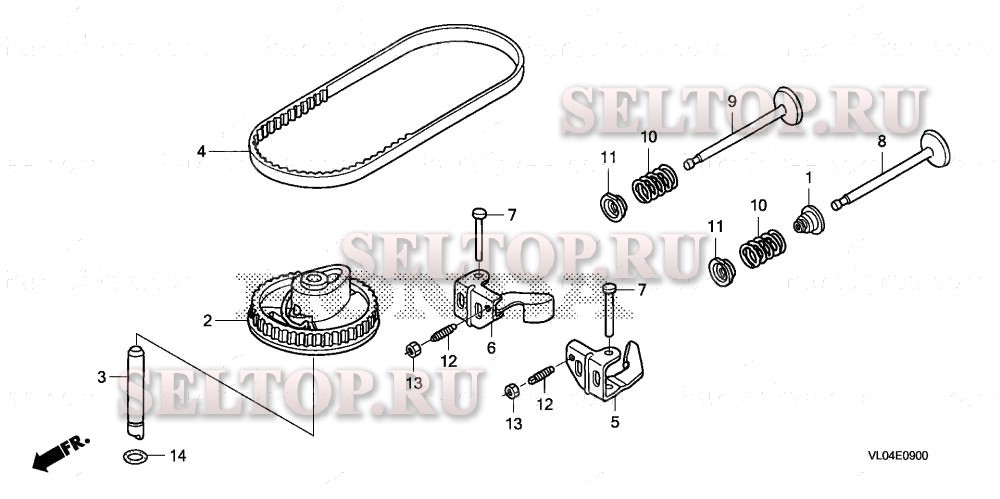Шкив распредвала для Honda HRR216K9 VYAA