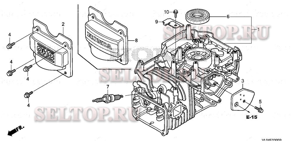 Блок цилиндров для Honda HRR216K9 VYAA