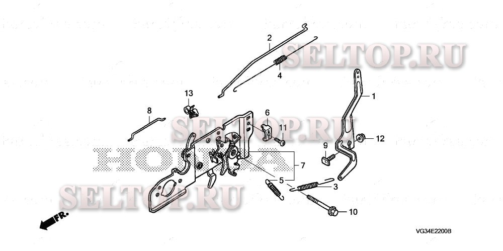 Управление для Honda HRS216 SDA