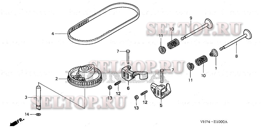 Шкив распредвала для Honda HRX217K1 HMA