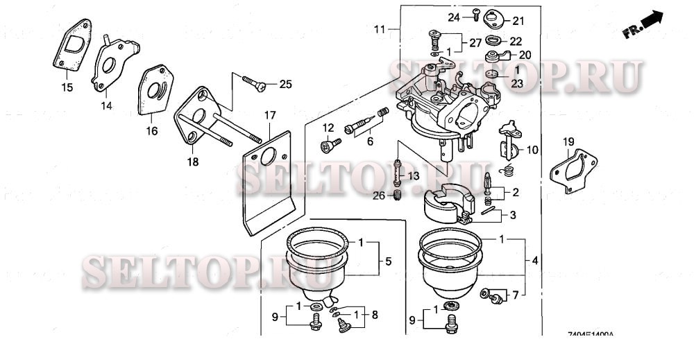 Карбюратор для Honda HP250 CA