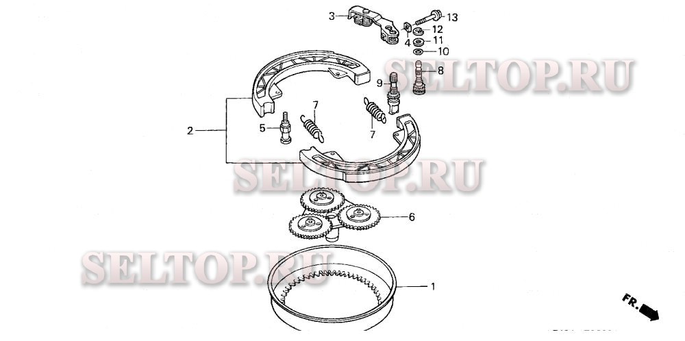 Муфта наружная для Honda HP400K3 BA/A