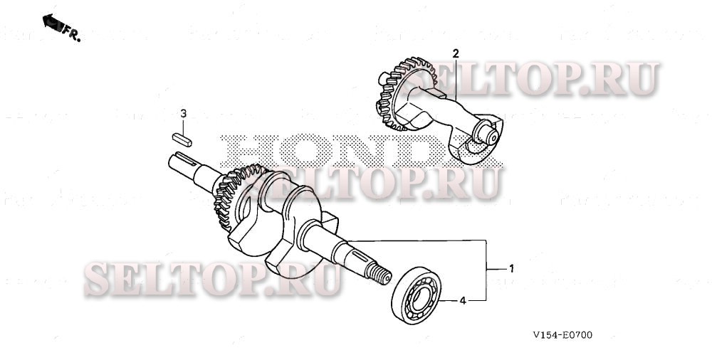 Коленвал для Honda HS1336I A