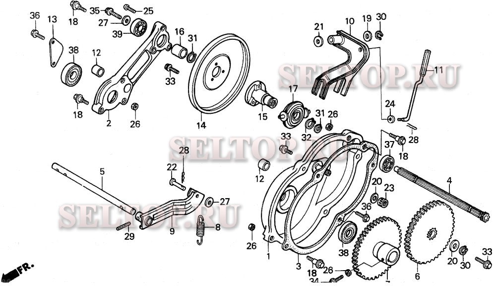 Фрикционный диск для Honda HS70 TA