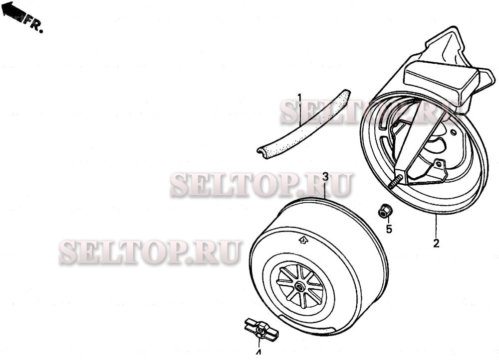 Hs70 воздушный фильтр для Honda HS70 TA