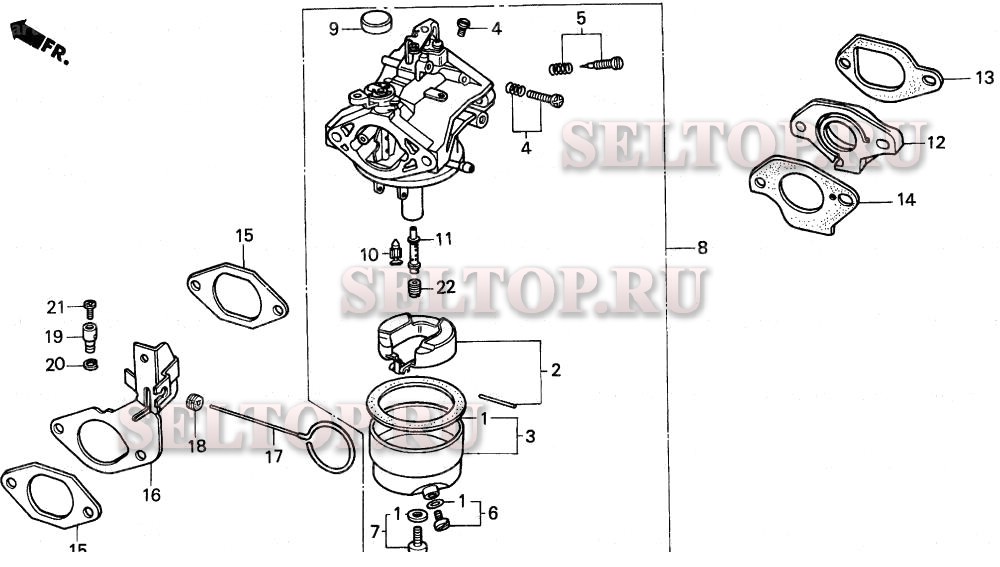 Hs70 карбюратор для Honda HS70 TA