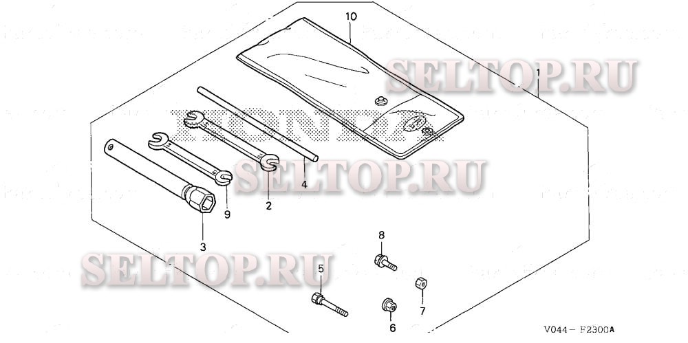 Инструмент для Honda HS724 TA/A