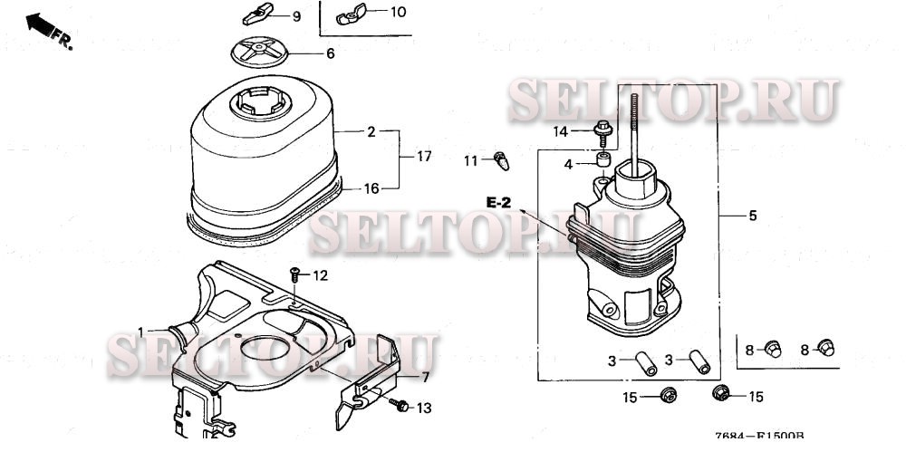 Воздушный фильтр для Honda HS828K1 TA/C