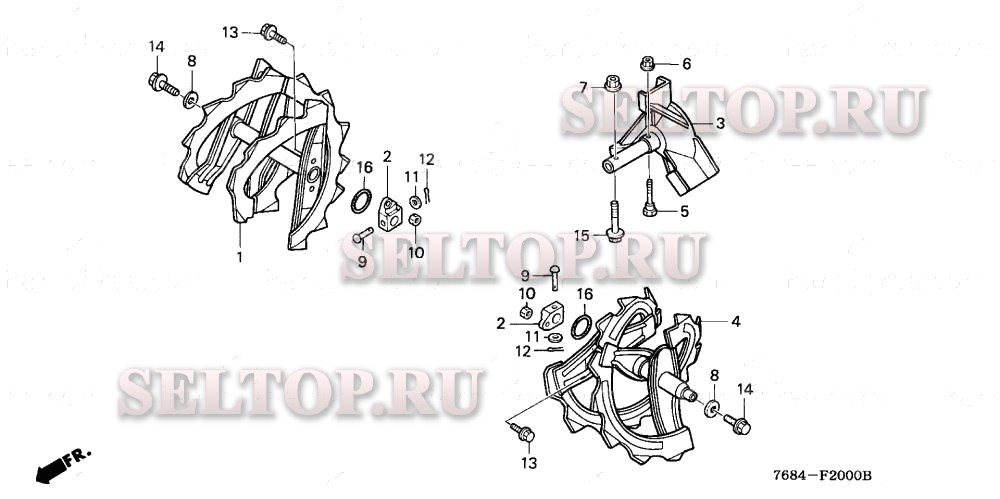 Шнек для Honda HS828K1 TA/C