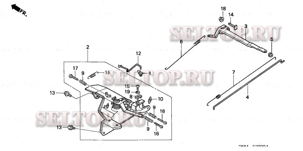 Управление для Honda HS828K1 TA/C