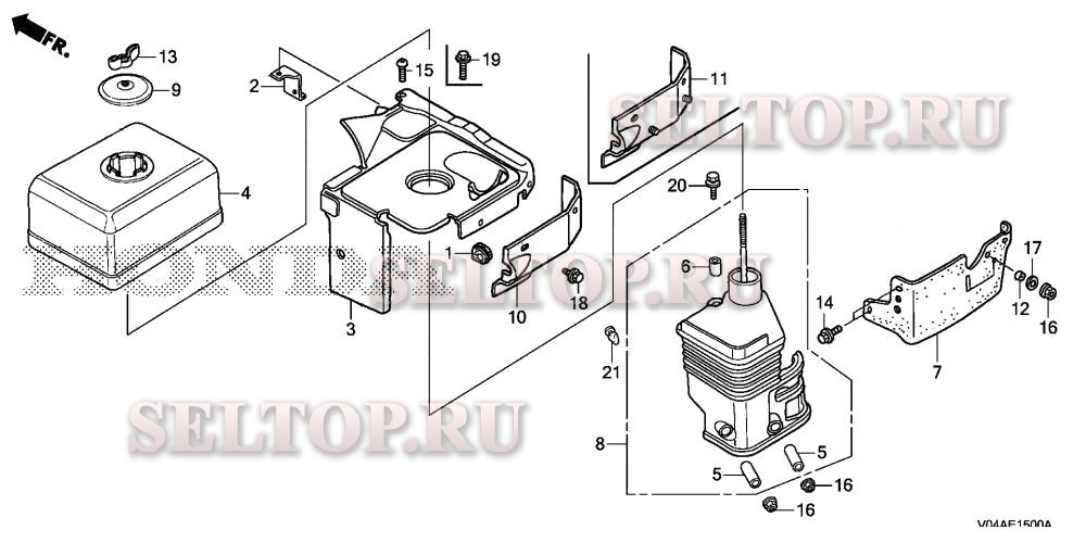 Воздушный фильтр для Honda HSS724A AW