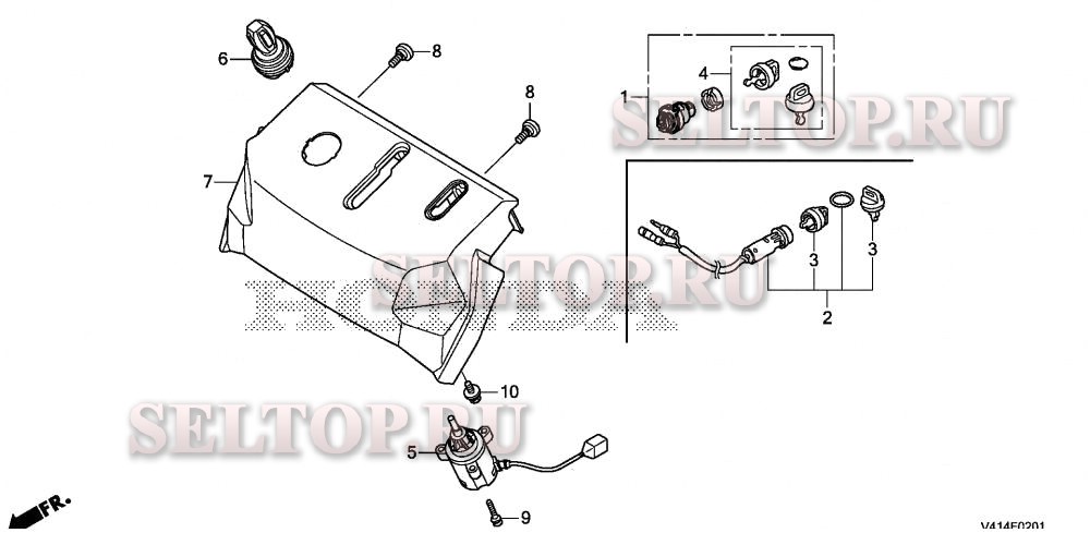 Панель управления (2) для Honda HSS928A AT