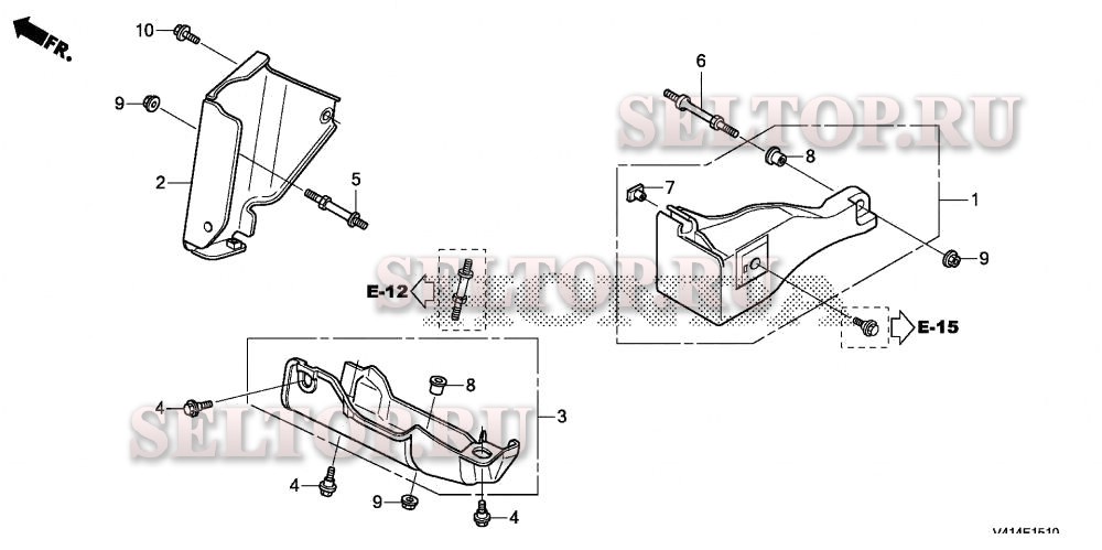 Воздуховод для Honda HSS928A AWD